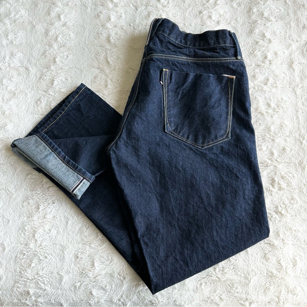 3x1 Redline Selvedge Jeans Mens 32x29 (Tag 34) Dark Wash USA Button Fly Raw NYC